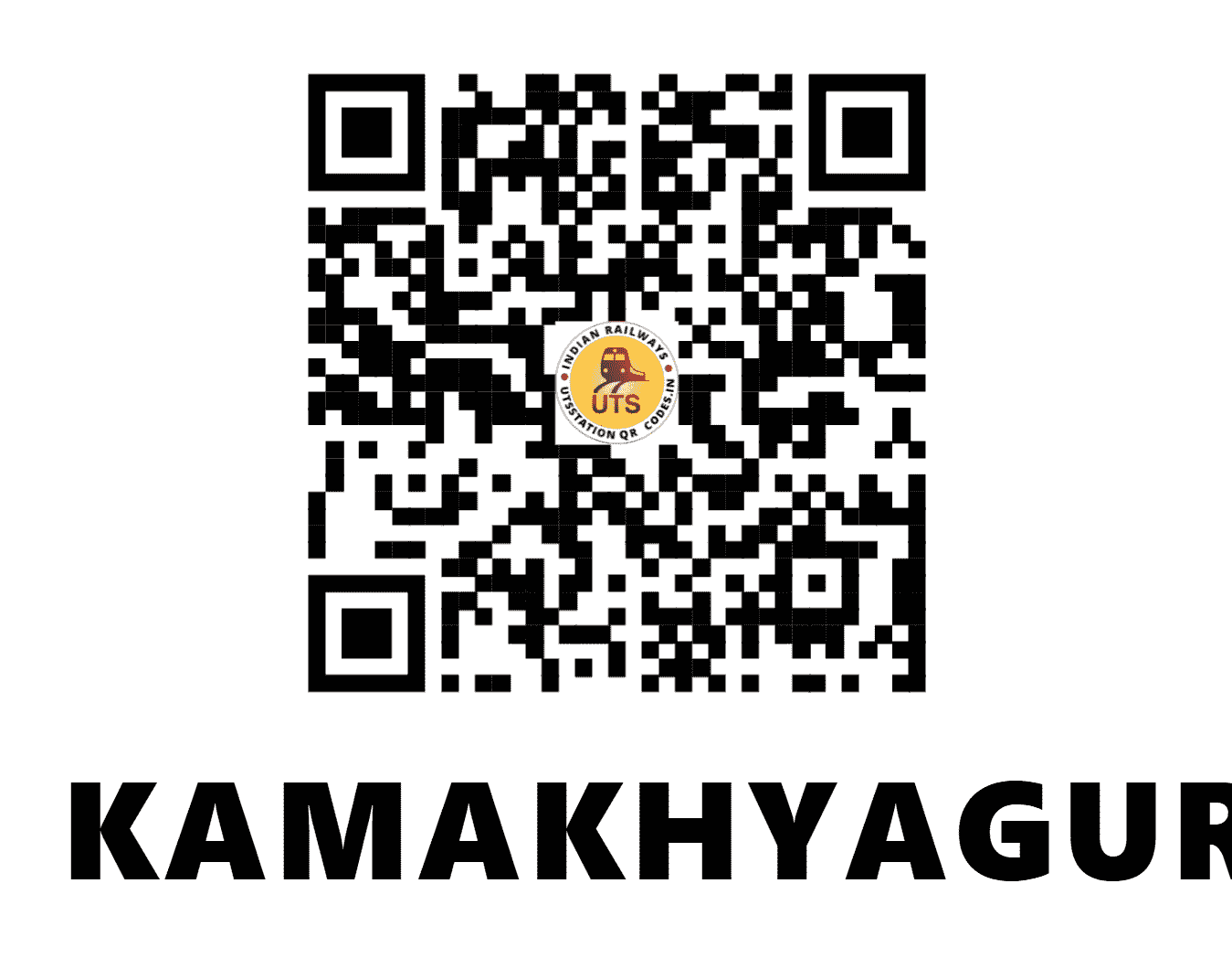 UTS QR Code for KAMAKHYAGURI - KAMG (NF - WEST BENGAL)
